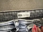 Vorschaubild 3 von Skinny Jeans Damen Gr. 34 Grau Used Look High Waist Stretch