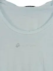 Vorschaubild 2 von Damen T-Shirt Blau Gr. 34/XS Casual Logo-Print