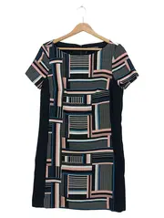 Vorschaubild 1 von Damen Etuikleid Gr. 36/S Mehrfarbig Business Elegant Grafisch