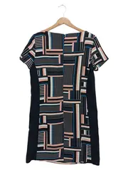 Vorschaubild 2 von Damen Etuikleid Gr. 36/S Mehrfarbig Business Elegant Grafisch