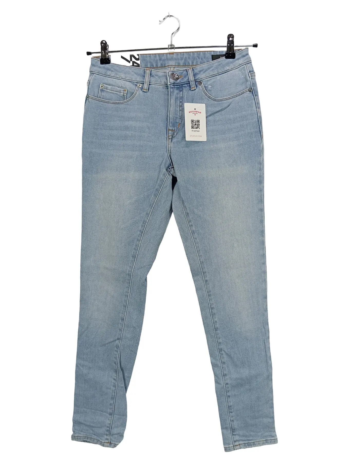 OPUS Damen Jeans Regular Fit Blau Gr. 36 Baumwolle Casual Freizeit