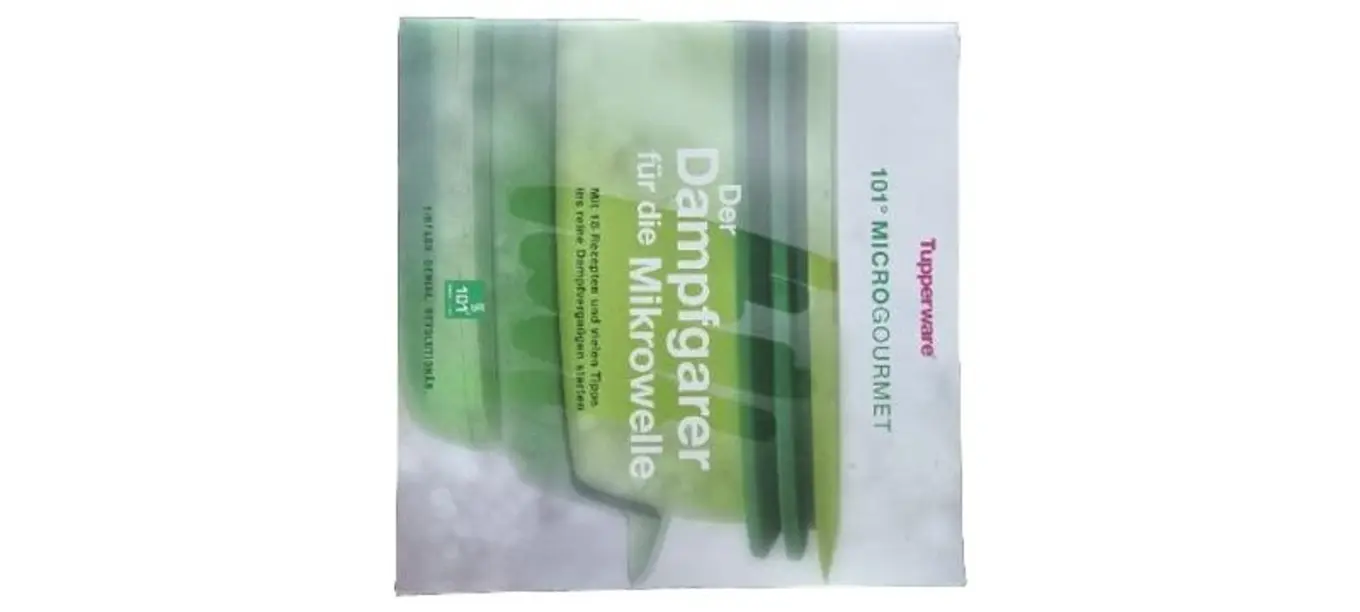 Tupperware 101° MicroGourmet Kochbuch Dampfgarer Mikrowelle Rezepte Deutsch