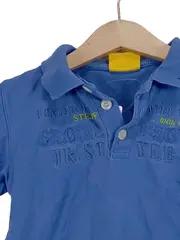 Vorschaubild 2 von Kinder Poloshirt Gr. 104 Blau Globetrotter Kurzarm Jungen