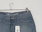 Vorschaubild 2 von Damen Jeansrock Gr. 40 Blau Casual Minirock