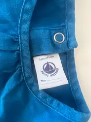 Vorschaubild 2 von Bluse Mädchen Gr. 98 Blau Charmant Rüschen Baumwolle