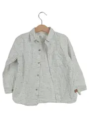Vorschaubild 1 von Kinder Freizeithemd Gr. 104 Weiß Casual Baumwolle Langarm Hemd