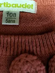 Vorschaubild 3 von Mädchen Freizeitkleid Strickkleid Rosa Gr. 110 Casual Applikationen
