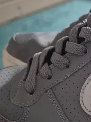 Vorschaubild 5 von Damen Sport Sneaker low Grau Gr. 39 Synthetik Schnürung Freizeit