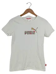 Vorschaubild 1 von Damen T-Shirt Gr. 38/M Weiß Sportlich Logo-Print Glitzer