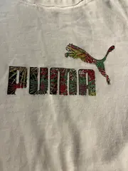 Vorschaubild 3 von Damen T-Shirt Gr. 38/M Weiß Sportlich Logo-Print Glitzer