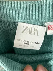 Vorschaubild 4 von Kinder Pullover Gr. 104 Türkis Tie-Dye Baumwolle Casual