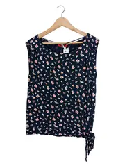 Vorschaubild 1 von Damen Bluse Blumenmuster Gr. 38 Casual Mehrfarbig