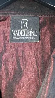 Vorschaubild 9 von Damen Blusenkleid Hemdblusenkleid Gr. 40 Rot Elegant Polyester