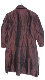Vorschaubild 2 von Damen Blusenkleid Hemdblusenkleid Gr. 40 Rot Elegant Polyester
