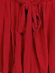 Vorschaubild 3 von Damen Shorts Rot Gr. 34 Viskose mit Bindegürtel Casual