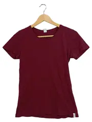 Vorschaubild 1 von Damen T-Shirt Gr. 38 Rot Basic Kurzarm Baumwolle