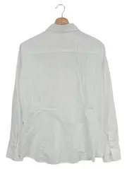 Vorschaubild 2 von Premium Damen Hemdbluse Weiß Gr. 42 Baumwolle Business Regular Fit