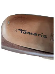 Vorschaubild 3 von Damen Mokassins Bootsschuhe Leder Braun Gr. 37 Slipper