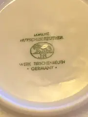 Vorschaubild 5 von Unterteller Porzellan Weiß Klassisch Blatt 11 cm