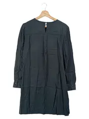 Vorschaubild 2 von MARC O POLO Damen Blusenkleid Gr. 38/M Schwarz Klassisch Elegant Viskose