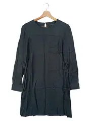Vorschaubild 1 von MARC O POLO Damen Blusenkleid Gr. 38/M Schwarz Klassisch Elegant Viskose