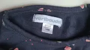 Vorschaubild 4 von Mädchen Freizeitkleid Gr. 81 Blau Blumenmuster Baumwolle