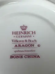 Vorschaubild 2 von Untertasse Aragon Modern Mehrfarbig Porzellan