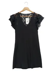 Vorschaubild 1 von Damen Spitzenkleid Gr. 36/S Schwarz Elegant Vintage