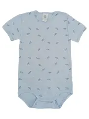 Vorschaubild 1 von Baby Body Kurzarm Gr. 92 Blau Baumwolle Papierboote