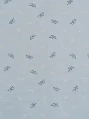 Vorschaubild 3 von Baby Body Kurzarm Gr. 92 Blau Baumwolle Papierboote