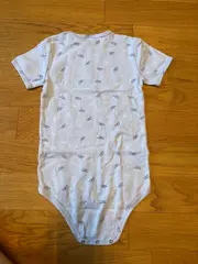 Vorschaubild 2 von Baby Body Kurzarm Gr. 92 Blau Baumwolle Papierboote