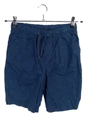 Vorschaubild 1 von Kinder Shorts Blau Skateboard Muster Gr. 158 Jungen Bermuda