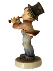 Vorschaubild 1 von Künstlerpuppe Junge mit Flöte Mehrfarbig Figur Sammlerstück