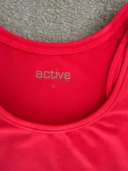 Vorschaubild 5 von Damen Sportshirt Tanktop Rot Gr. 38 M Sportlich