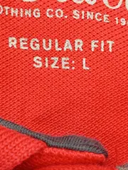 Vorschaubild 3 von Herren Poloshirt Rot Gr. 52/L Klassisch Casual Kurzarm