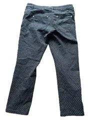 Vorschaubild 2 von Damen Jeans Straight Leg Polka Dot Blau Größe 20 Business