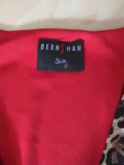 Vorschaubild 7 von Damen Cocktailkleid Gr. 36 S Rot Glamourös Schmetterlingsprint