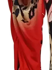 Vorschaubild 4 von Damen Cocktailkleid Gr. 36 S Rot Glamourös Schmetterlingsprint