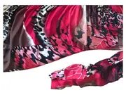 Vorschaubild 5 von Damen Cocktailkleid Gr. 36 S Rot Glamourös Schmetterlingsprint