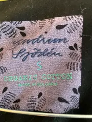 Vorschaubild 2 von Damen Kleid Langarm V-Ausschnitt Schwarz Gr. S Bio-Baumwolle