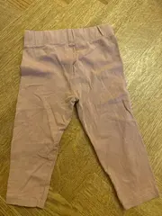 Vorschaubild 3 von Kinder Mädchen Leggings Beige Gr. 74 Baumwolle Basic
