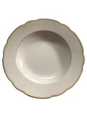 Vorschaubild 1 von Suppenteller Porzellan Klassisch Weiß 24cm Festlich