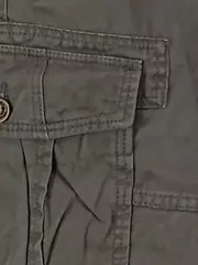 Vorschaubild 2 von Herren Cargo Shorts Oliv Gr. 34 Baumwolle Casual