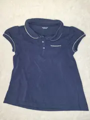 Vorschaubild 4 von Poloshirt Mädchen Gr. 138/140 Blau Sportlich Kurzarm