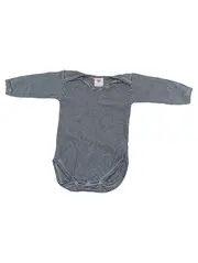 Vorschaubild 1 von Baby Body Gr. 50/56 Blau Gestreift Langarm Baumwolle Kinder