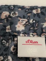 Vorschaubild 4 von Damen Bluse Blumenmuster Gr. 46 Viskose Casual Blau