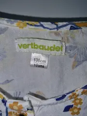 Vorschaubild 3 von Bluse Mädchen floral Vögel Viskose Langarm Mehrfarbig Gr. 140