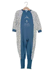 Vorschaubild 1 von Schlafanzug Kinder Gr. 92/98 Blau Casual Bär Tiermotiv Baumwolle