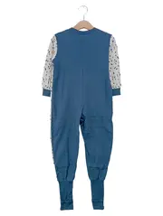 Vorschaubild 3 von Schlafanzug Kinder Gr. 92/98 Blau Casual Bär Tiermotiv Baumwolle