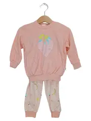 Vorschaubild 1 von Schlafanzug Mädchen Gr. 86 Rosa Baumwolle Erdbeere Still Growing